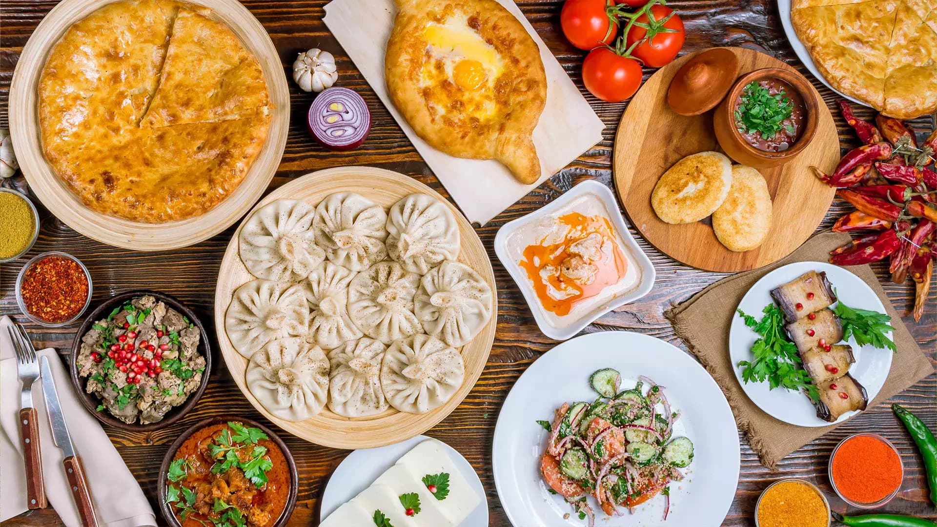 Georgian Cuisine Table